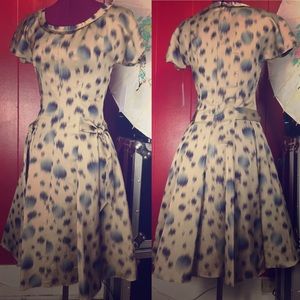 Silk blend Vera Wang Lavender Label cocktail dress